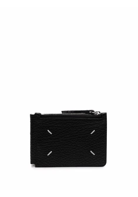 portafoglio four stitches unisex black MAISON MARGIELA | SA1UI0022 P4455T8013